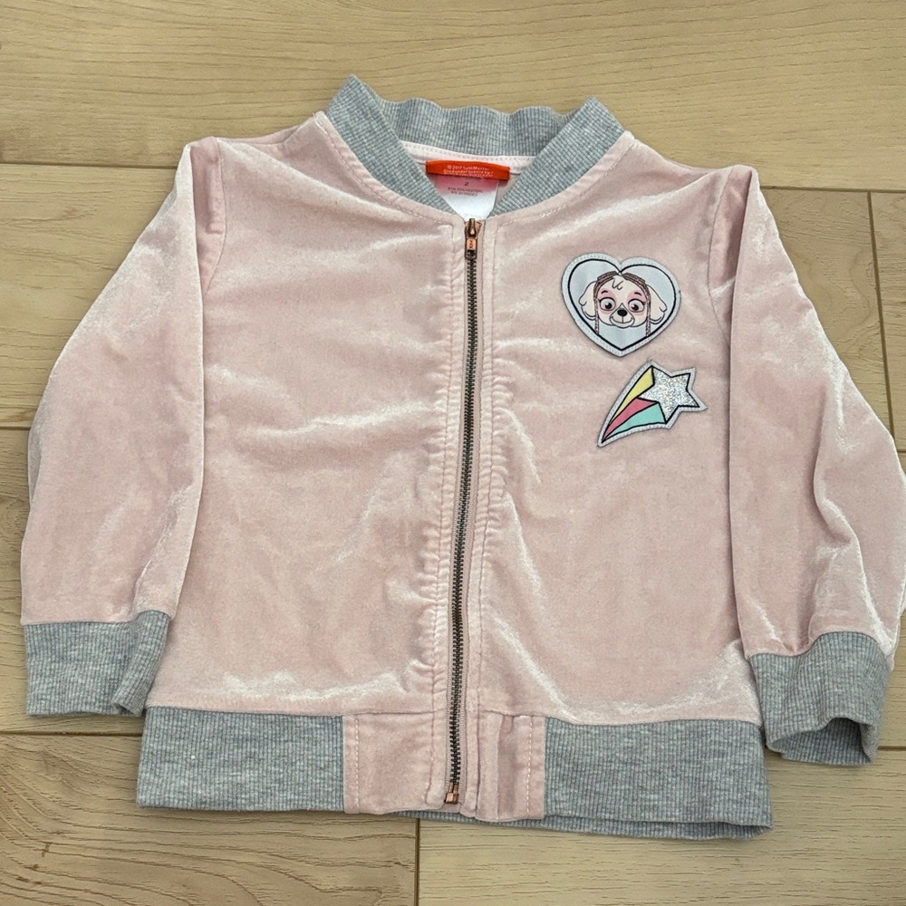 Nickelodeon Pink and Gray Kids Jacket